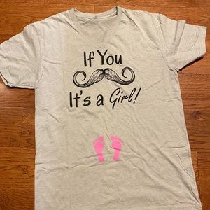 Mustache - It’s a girl t-shirt